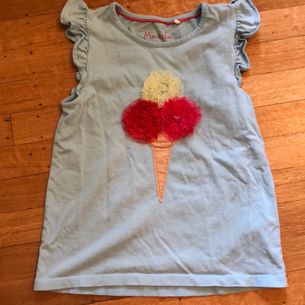 Mini Boden girls t-shirt size 7-8